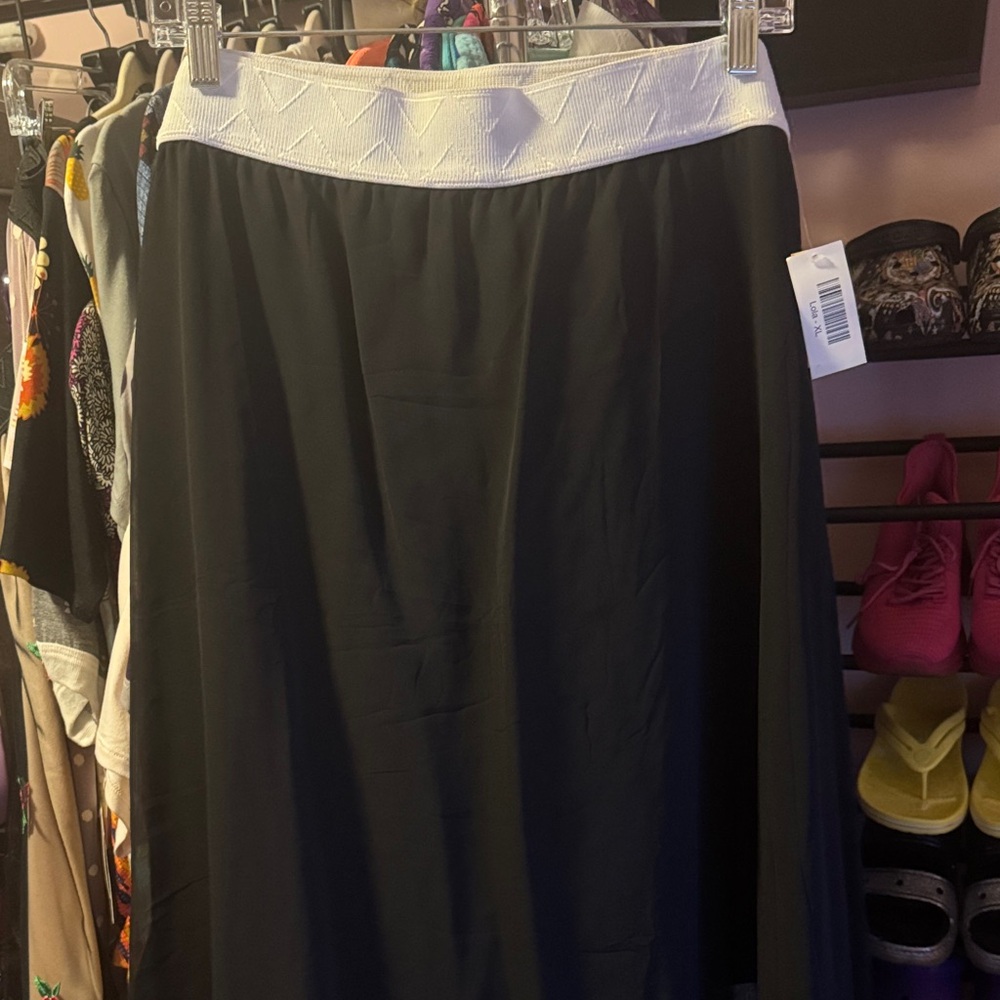 LuLaRoe Black and White A-Line Skirt